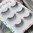 Crisscross 3D Faux Mink Eyelashes Set - 5 Pairs Glamorous
