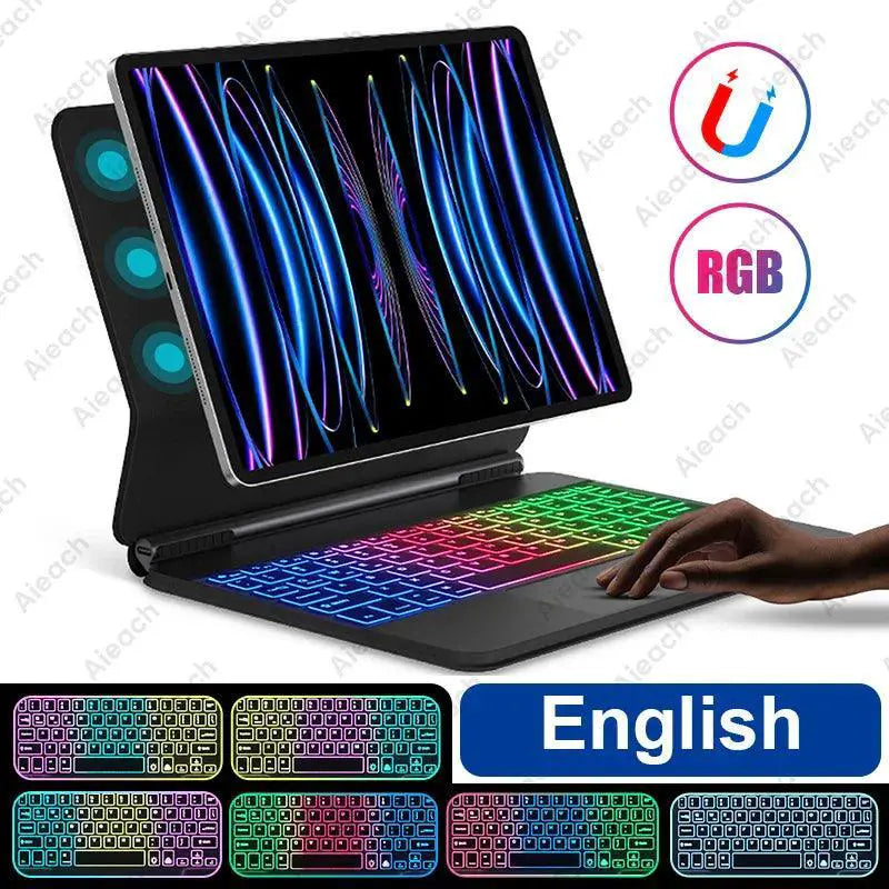Backlit Keyboard Case for iPad Air Pro — product view 13