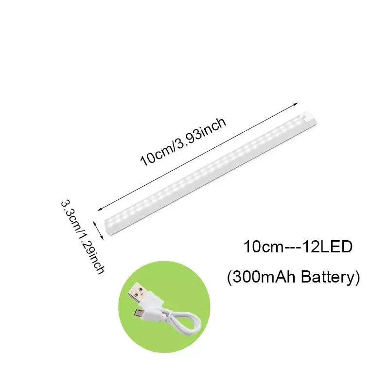LED Motion Sensor Rechargeable Wall Lamp Eco Friendly Light