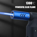HONEST Metal Gas Lighter Jet Butane Cigar Lighter Windproof