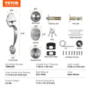 Front Door Deadbolt Handle Set