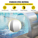 Half Moon Stainless Steel Pool