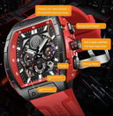 Colevkie Barrel Shaped Men's Mechanical Watch 2024