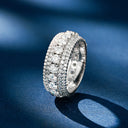 Multi Row Full Eternity Moissanite