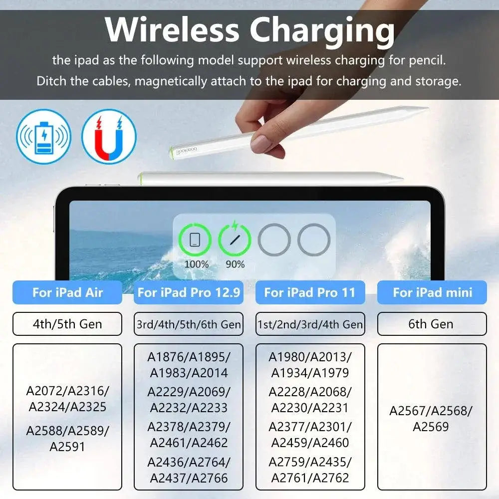 Apple Pencil Wireless Charging Stylus For iPad Fast Pairing