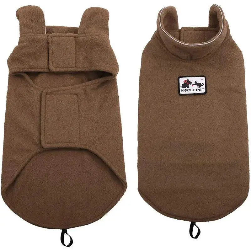 Warm Reflective Dog Coat for Night Walks — Green