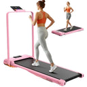 Foldable 3.5HP Treadmill For Home Cardio With 4 MPH Incline