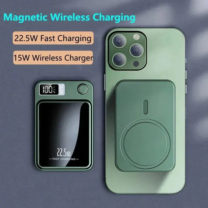 Magnetic Wireless Power Bank Fast Charging Revolution Device