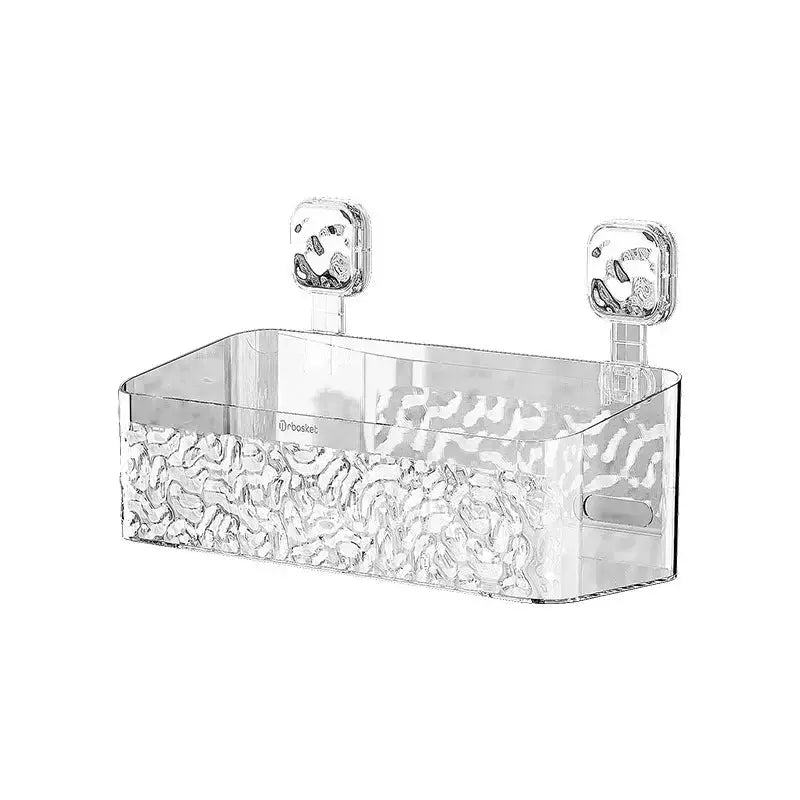 Bathroom Shelf Organizer Adhesive Wall Mount For Shampoo Gel