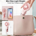 USB Humidifier Fan - Rechargeable Cooling Mist