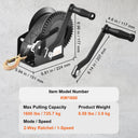Manual Boat Trailer Winch With Ratchet