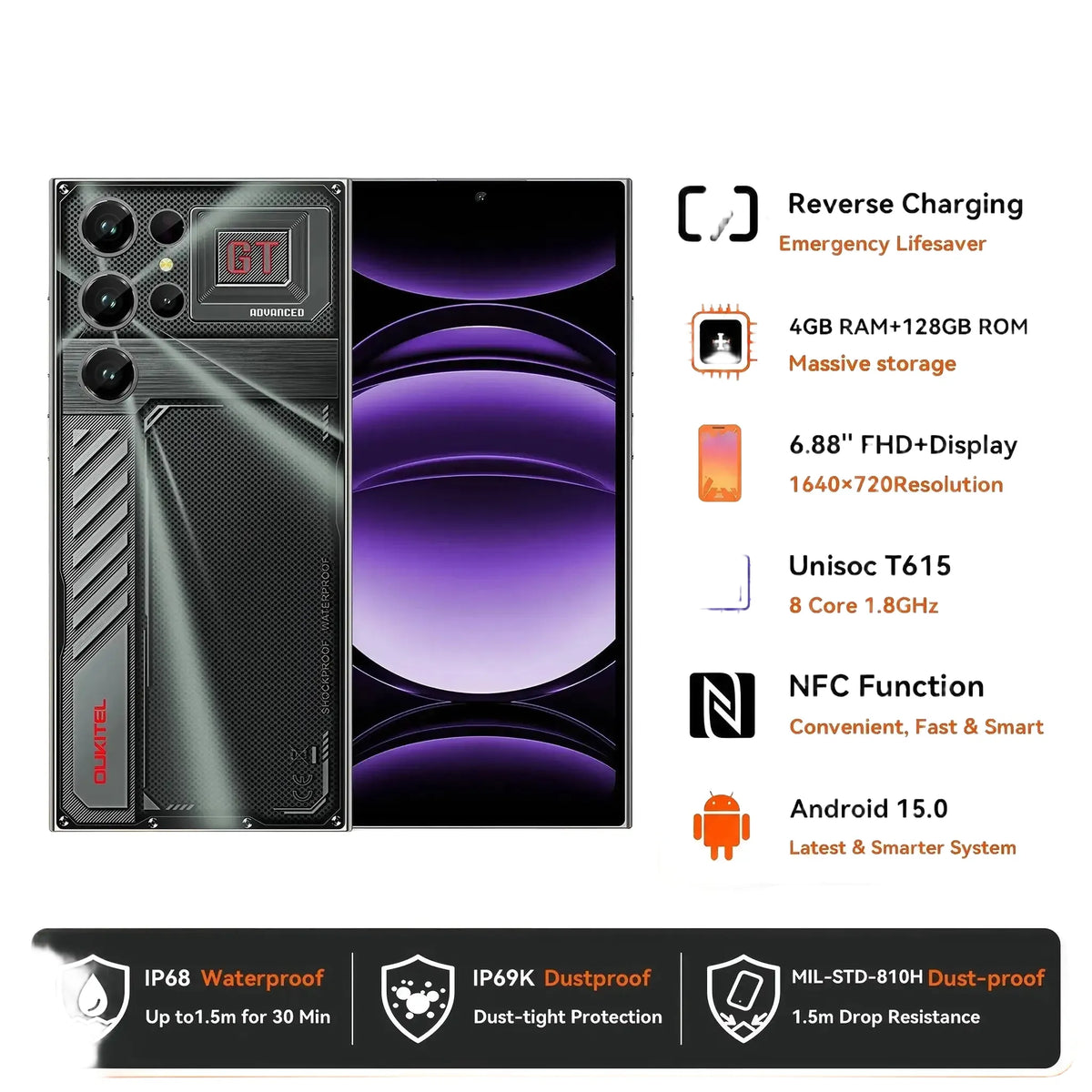 OUKITEL GT Inch Smartphone — product view 1