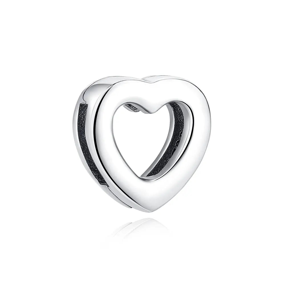 Sterling Silver Charm Flat Clip