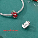 Silver Charm Pendant Christmas Stocking