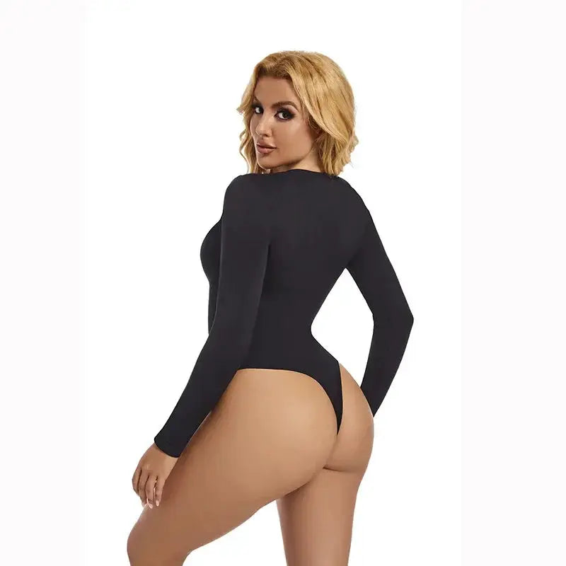 High Compression Seamless Thong Bodysuit for Tummy Control