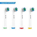 4PCS Dupont Bristle Electric Toothbrush Heads Whiten Teeth