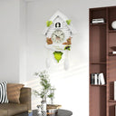Cuckoo Clock Bird House Wall Decor Pendulum Alarm Watch Home