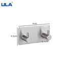 Stainless Steel Bathroom Hook Set Elegant Organization