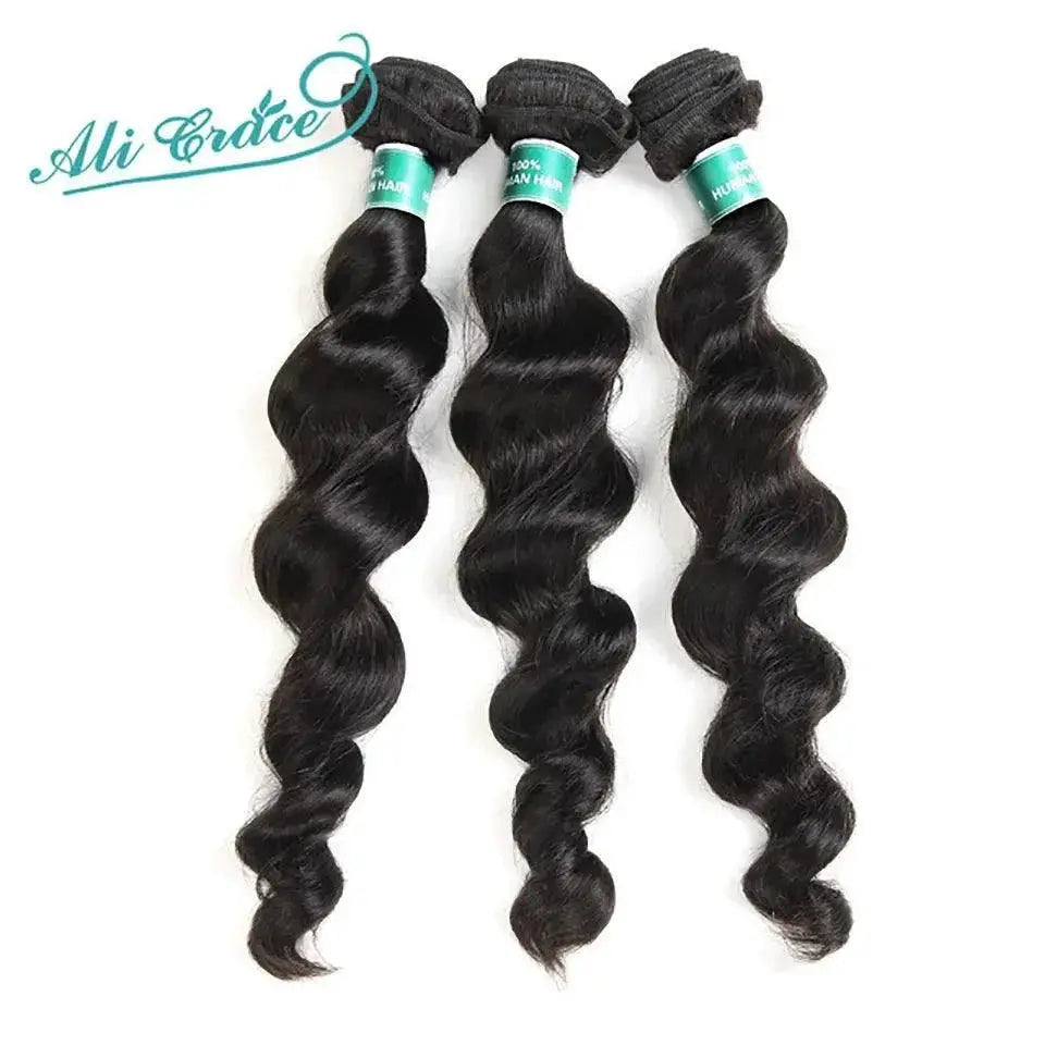 Brazilian Loose Wave Remy Human Hair Bundles Collection