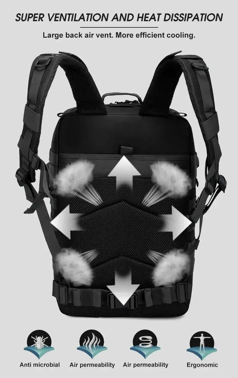 Outdoor Multifunctional 50L Tactical Backpack For Adventure