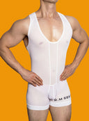 Men's Breathable Ice Vest Bodysuit Stylish Compression Shapewear