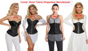 Plus Size Strap Bodysuit Corset - Seamless Shapewear
