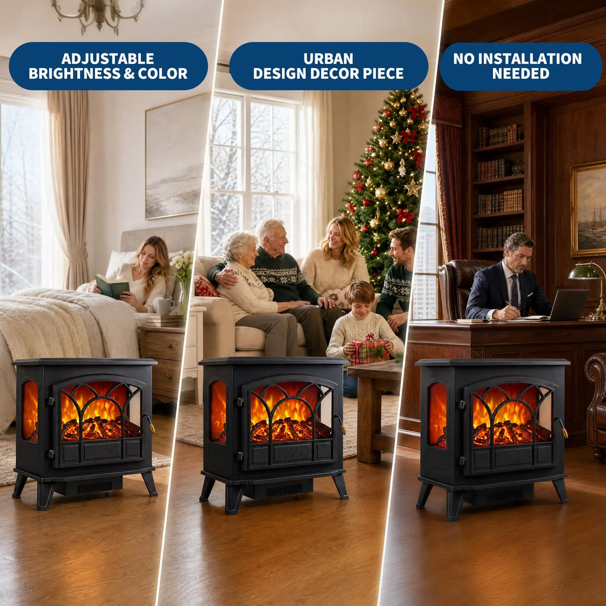 Glass Indoor Heating Unit