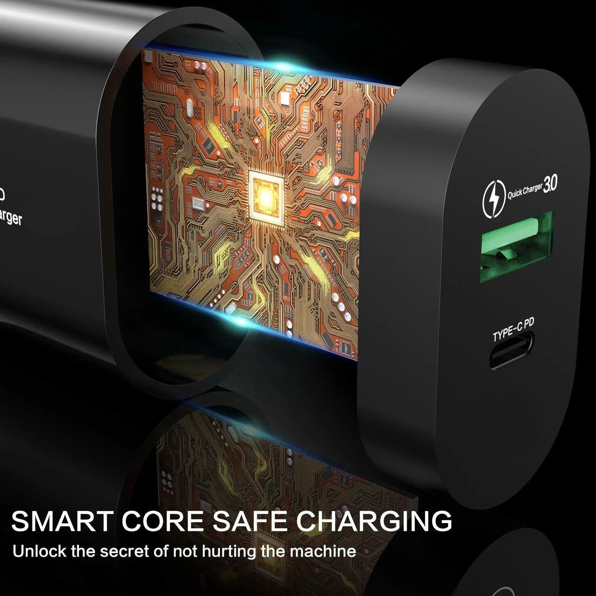 36W USB Wall Charger With Quick Charge For iPhone And More