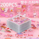 200 Cute  Stickers Set for Kids Scrapbooking Kit