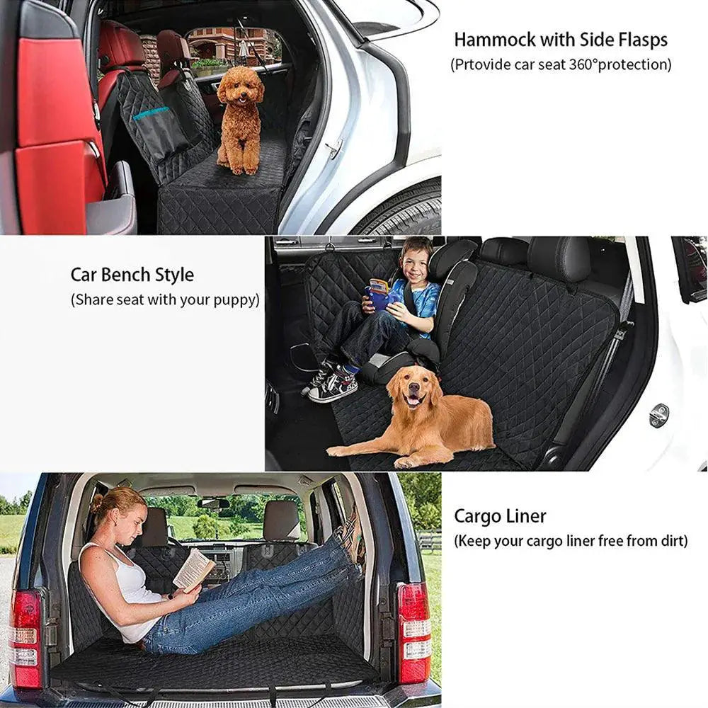 PetGuard Dog Carrier Hammock Seat Cover for Travel Safety