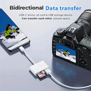 USB Type C Card Reader - Quick SD Card Transfer