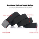 VATLTY Metal Free Men's Elastic Belt Quick Release Nylon Buckle