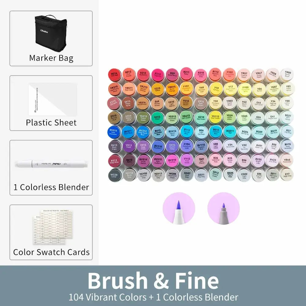 Ohuhu Honolulu Sketching Markers — product view 9