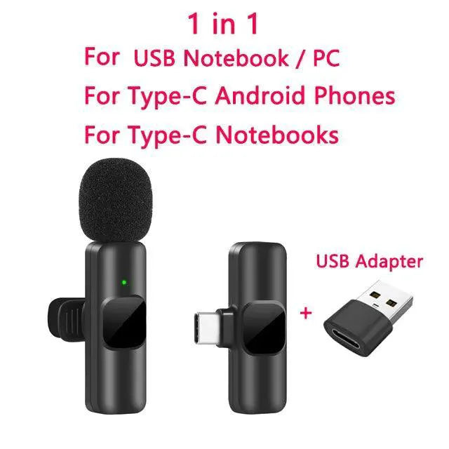Wireless Lavalier Microphone for Clear Audio in Broadcasts