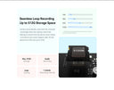 Clear 2.5K Dash Cam for Rideshare Pros