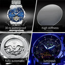 Men's Moon Phase Watch with Flywheel