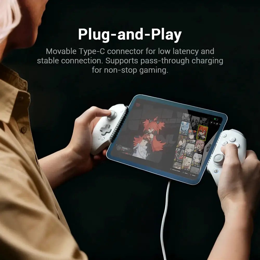 GameSir G8+ MFi Mobile Gaming Controller for iPhone 15, 16, 17 Series, iPad, and Android Phone Hall Effect Smartphone Gamepad