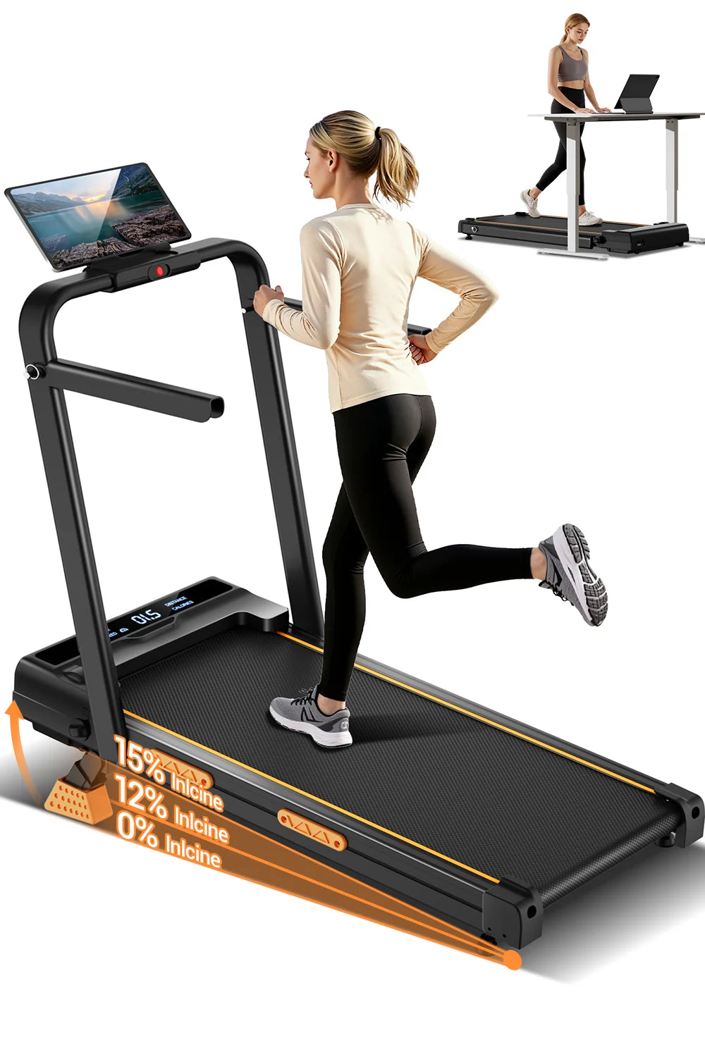 ROBORE X5F Foldable Incline Treadmill