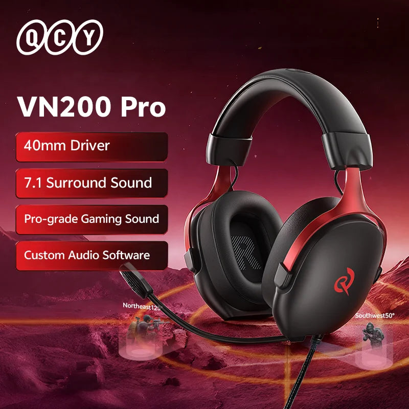 QCY VN200 Pro Wired Gaming