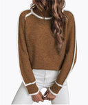 High Neck Elegant Pullover Sweater
