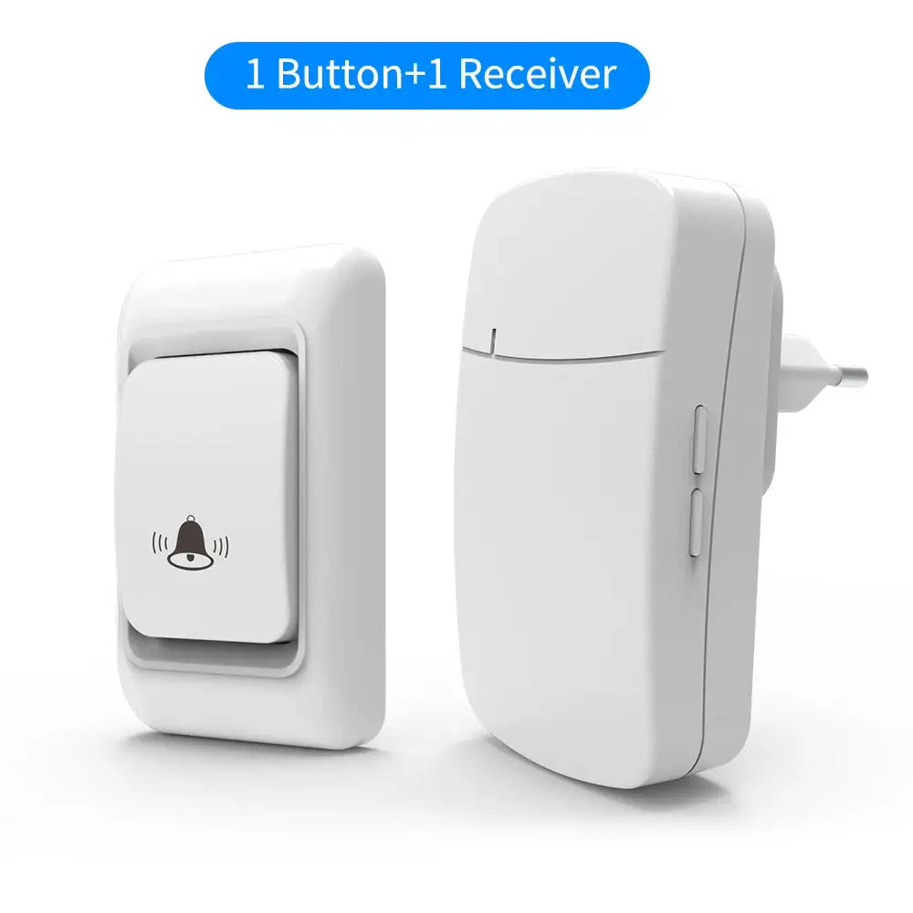 Home Wireless Doorbell Set, Multiple Combinations of Doorbell Sets to Choose from, 38 Ringtones to Choose from
