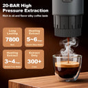 Portable in Electric Espresso Coffee Maker Rechargeable Self