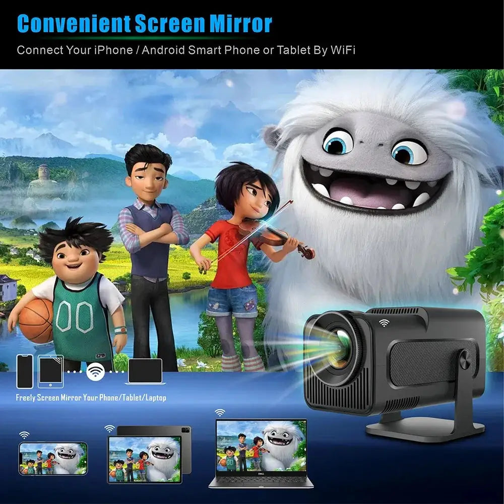 Magcubic Android 11 390ANSI HY320 Projector 4K Native 1080P - OurLum.com