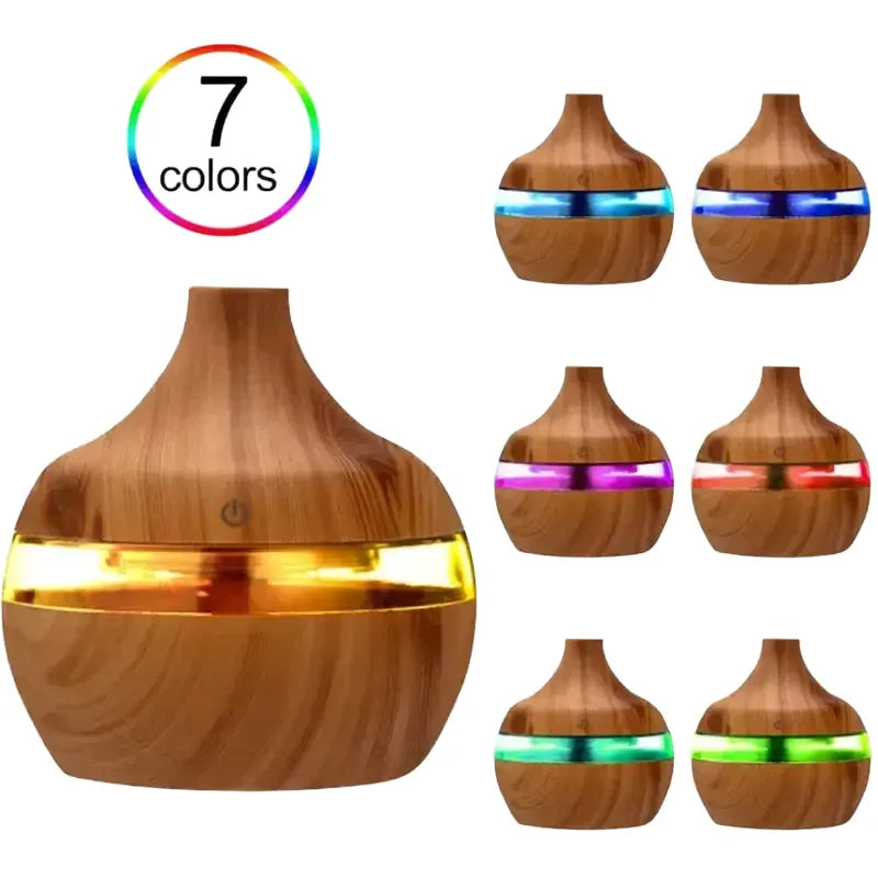 Ultrasonic Wood Aromatherapy Diffuser — product view 1