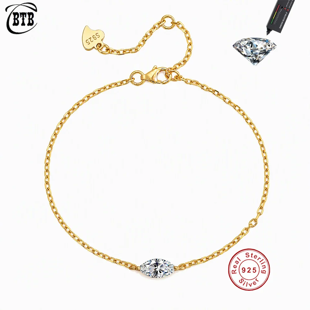 Moissanite Jewelry in Sterling Silver Dainty — product view 1