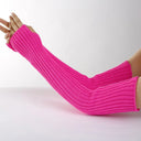 Y2K Cutout Winter Knit Gloves