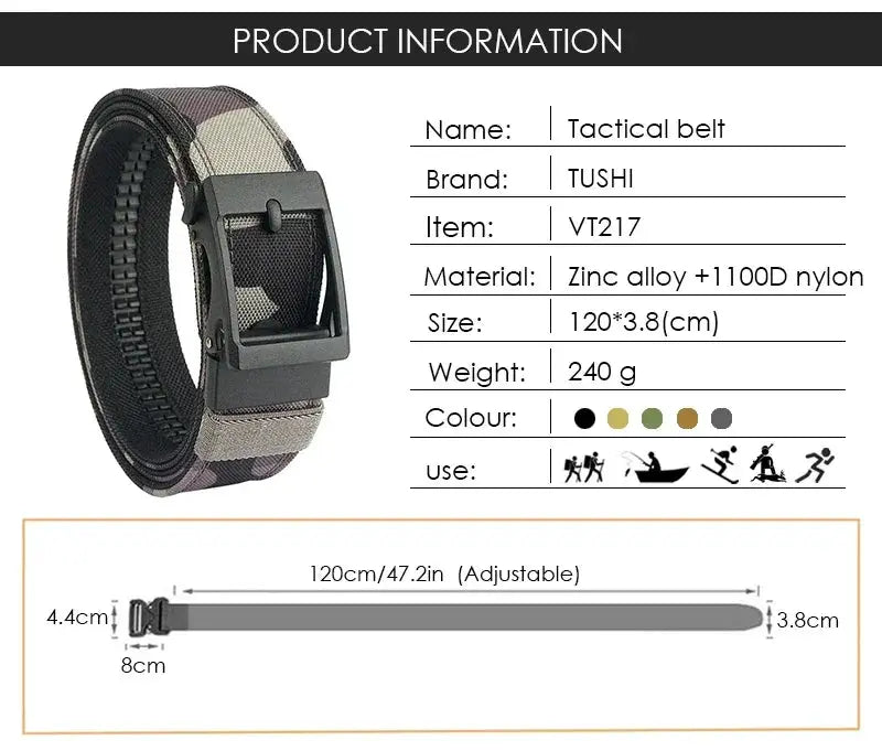 Durable Tactical Belt for Outdoor Duty — product view 14