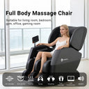 Zero Gravity Full Body Massage Chair - 10 Fixed Rollers, with Heating, Foot Massage, and Touchscreen Controls
