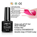 Vibrant Gel Nail Polish Kit Chip-Free Easy Application Set