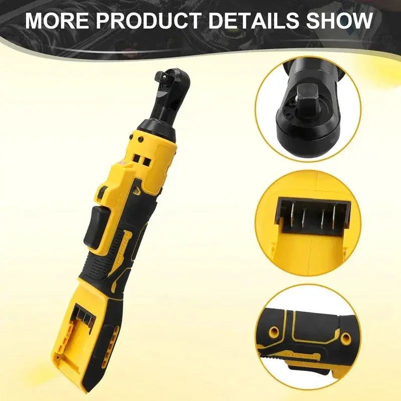 Electric Ratchet Wrench 220 Nm Cordless Driver 3/8 Inch